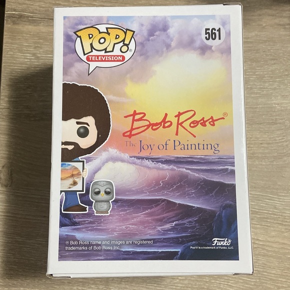 Funko Pop! Bob Ross and Hoot #561 CHASE Limited Edition - Picture 2 of 5